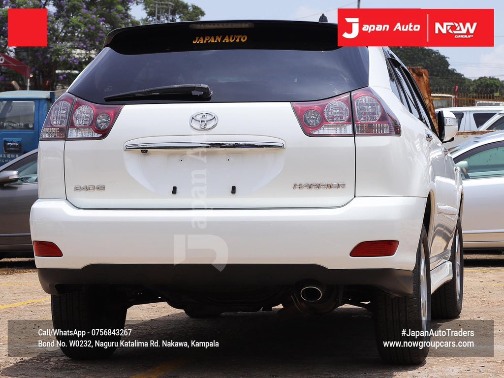 Japanautotrader's tweet image. In Stock, Toyota Harrier 2008
Call or WhatsApp us on 0756843267 or visit nowgroupcars.com #nowgroupcars #japanautotraders #kampalarides #safecars #Uganda #luxurycarsforsale #instagramcars #tiktokcars #snapchatcars #kampaladealership #toyotaharrier