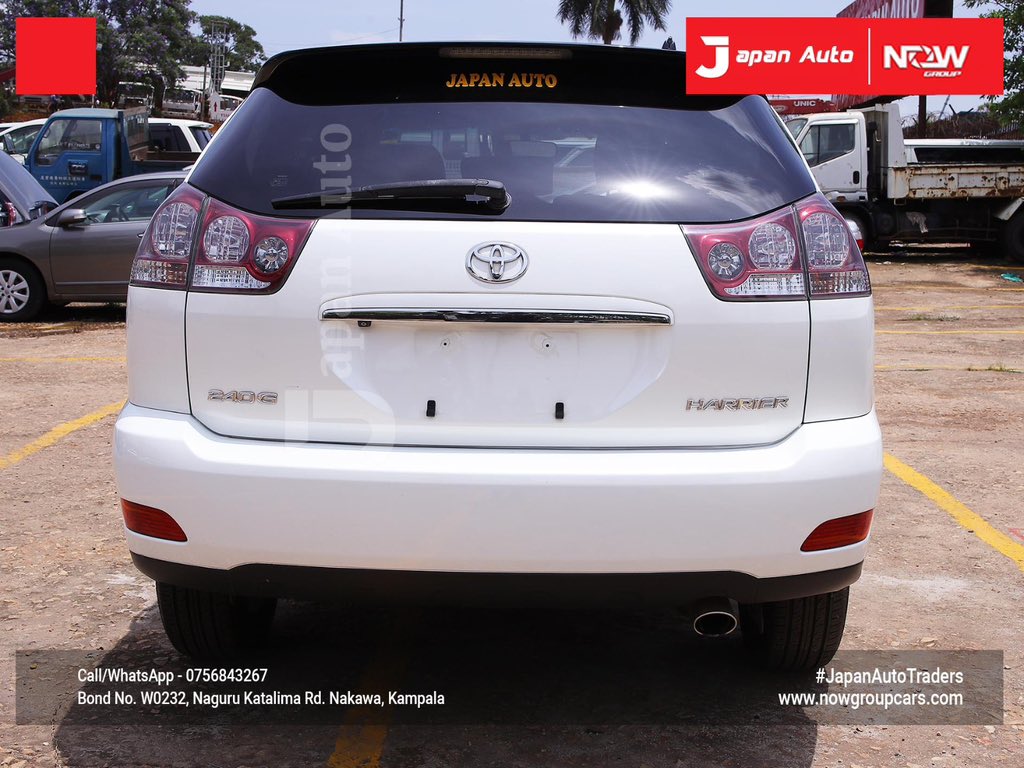 Japanautotrader's tweet image. In Stock, Toyota Harrier 2008
Call or WhatsApp us on 0756843267 or visit nowgroupcars.com #nowgroupcars #japanautotraders #kampalarides #safecars #Uganda #luxurycarsforsale #instagramcars #tiktokcars #snapchatcars #kampaladealership #toyotaharrier