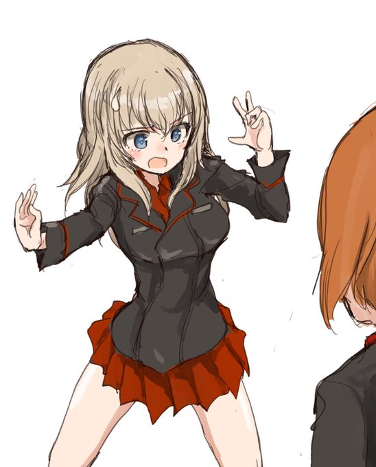 #逸見エリカ生誕祭2023
いつもは玲瓏な美人なのに、ついうっかり出た変なポーズを見られてしまうエリカ 