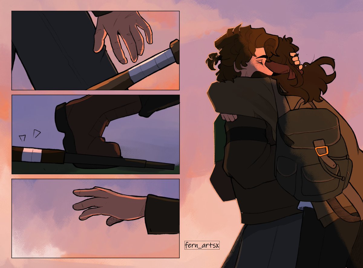 Fern_artsx's tweet image. Apocalypse AU - Boyfriends who lost, but found each other again✨

#steddie