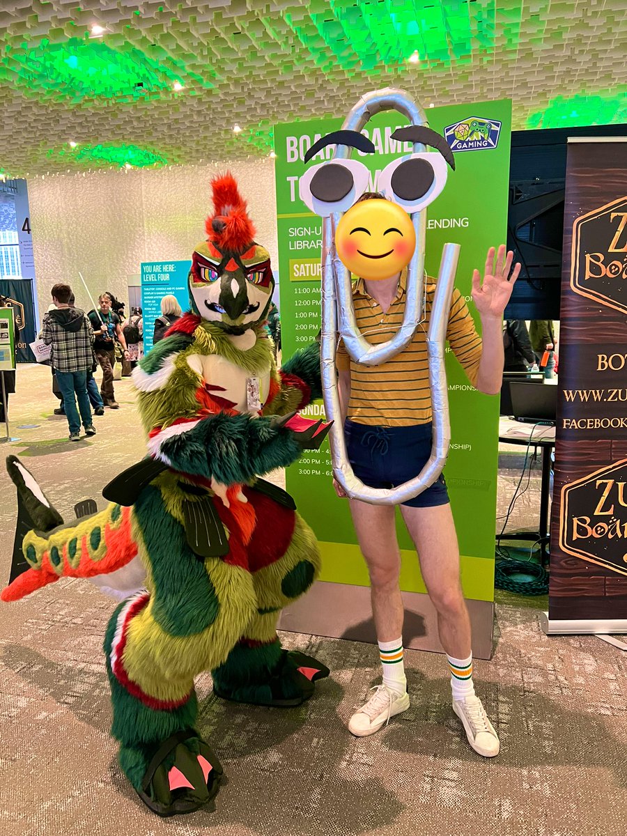 TojoTheThief's tweet image. This fish explored #ECCC2023 and all it had to offer. Still not sure what all these people are gathered for, but made some interesting friends.