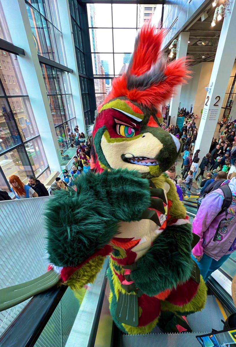 TojoTheThief's tweet image. This fish explored #ECCC2023 and all it had to offer. Still not sure what all these people are gathered for, but made some interesting friends.