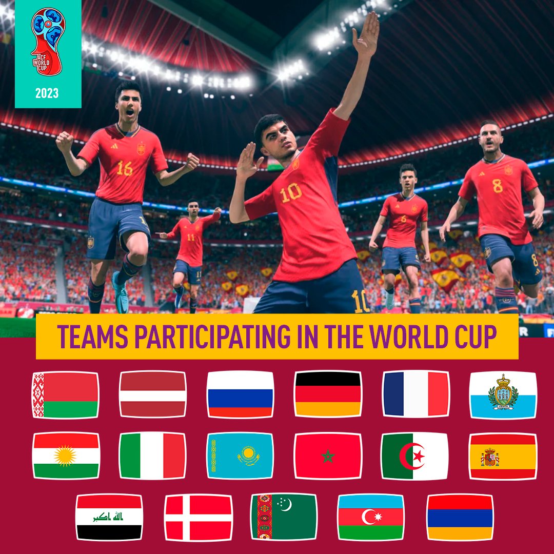 #ACF #World_Cup

We present an updated list of participants in the tournament. We are still looking for new teams for the World Cup 👇👇👇

discord.gg/Vms6WpzEbm
discord.gg/Vms6WpzEbm
discord.gg/Vms6WpzEbm

At the moment, 17 teams have expressed… t2p.pw/qyEZqjrDOA