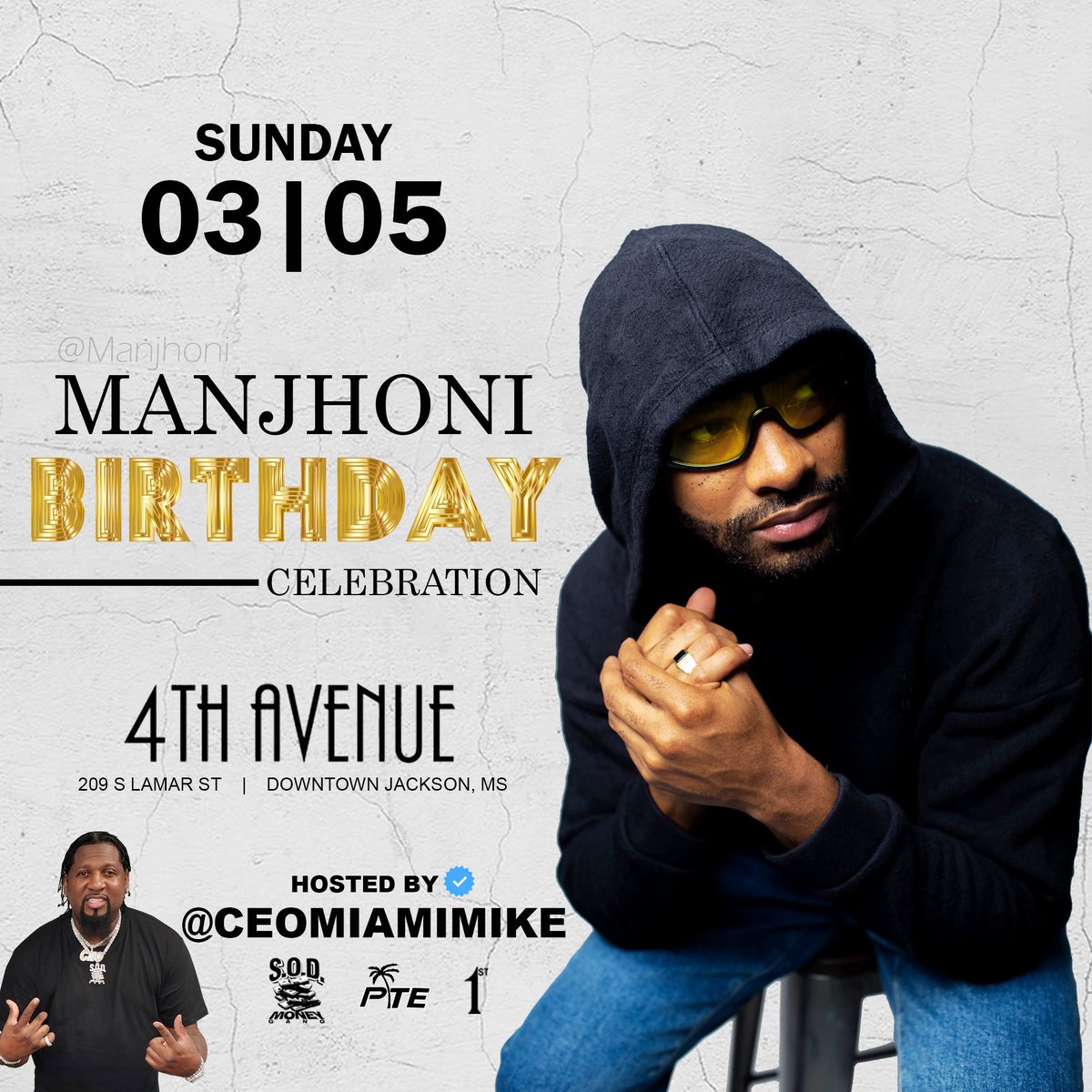Manjhoni's tweet photo. I got @CEOMiamiMike with me tn 🔥 https://t.co/oZCnkw5PJf