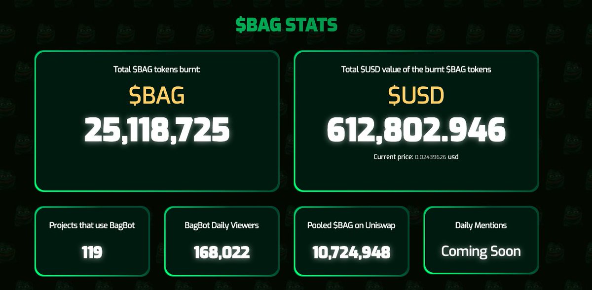teh Bag - $BAG tweet media
