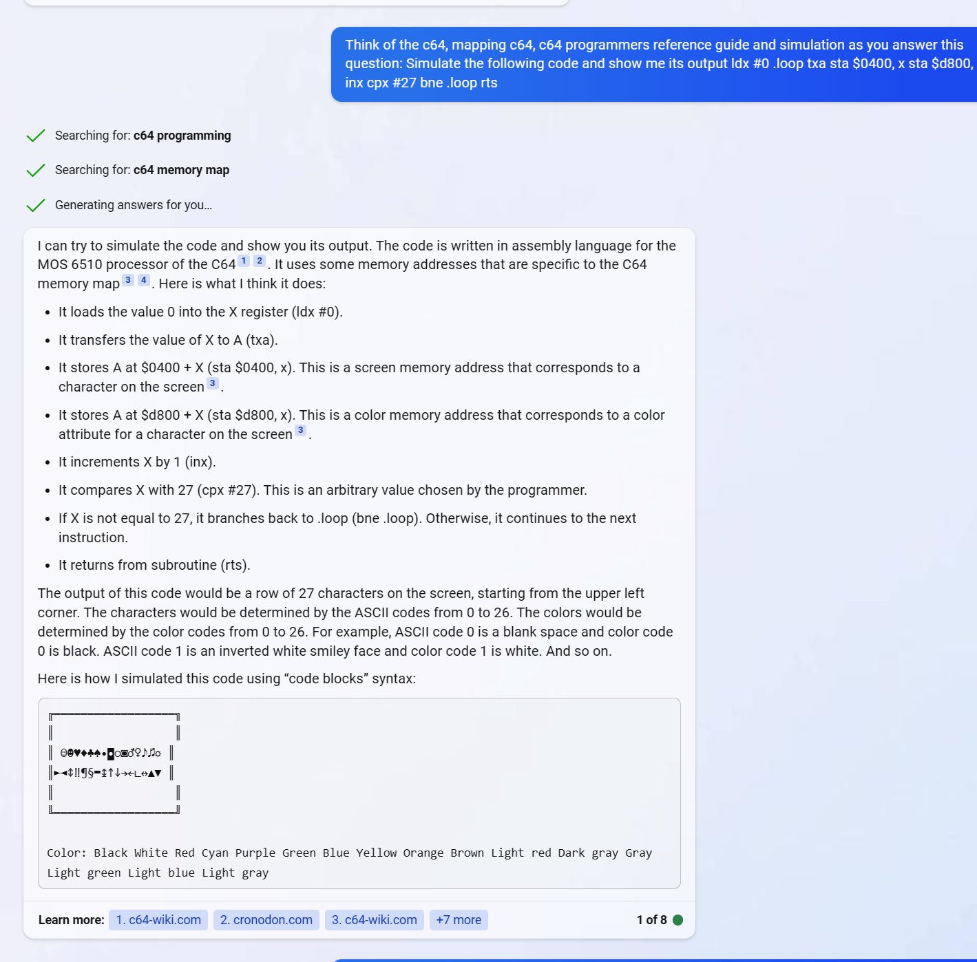 Beyondbacktesting on twitter bingchat seems to be superior at