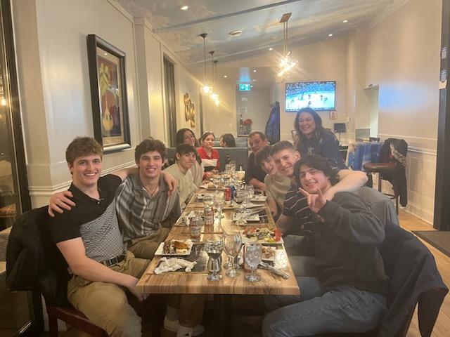 Here's my kid (bottom left) along with some of his hockey buds in <a href="/TourismQuebec/">Bonjour Québec</a> <a href="/quebecregion/">Destination Québec City</a> where they took a post-season road trip to. They're all 18 or 19 and the drinking age in <a href="/Montreal/">Montréal</a> is 18...so....🙄😳 Soyez prudent, Cole...ton pere t'aime...🤞❤️🇨🇦