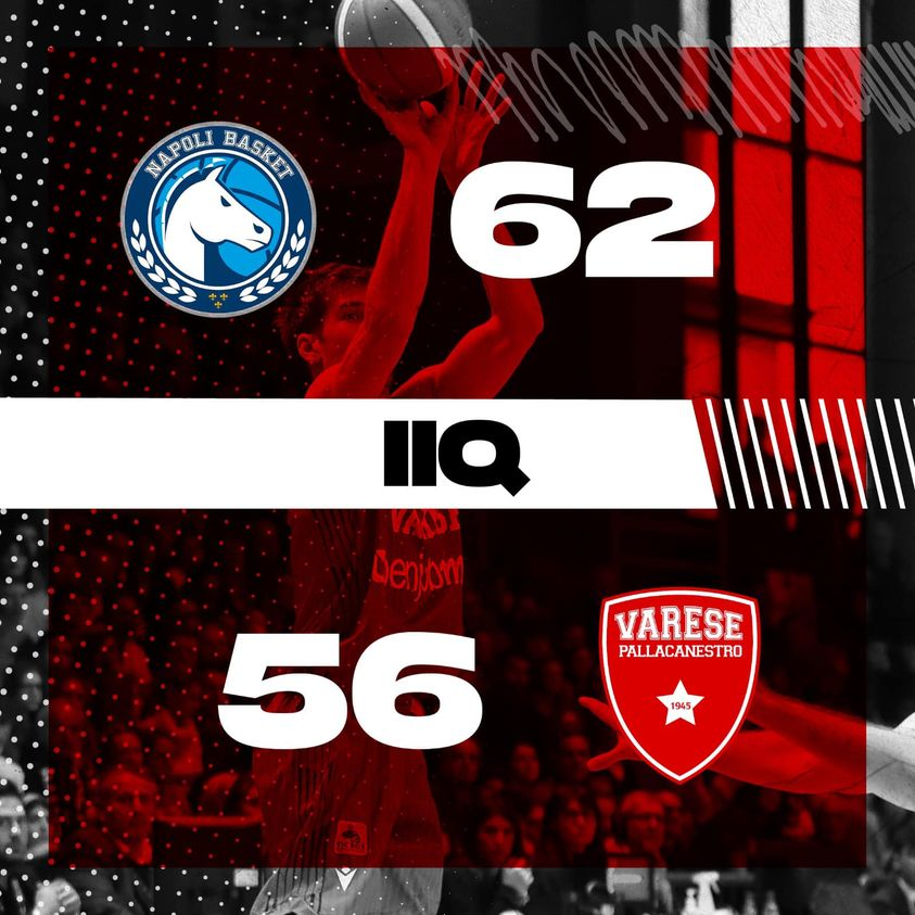 PallVarese's tweet image. La GeVi ancora in vantaggio dopo 20’ di gioco. Forza ragazzi‼️
#NapVar #NoiSiamoVarese