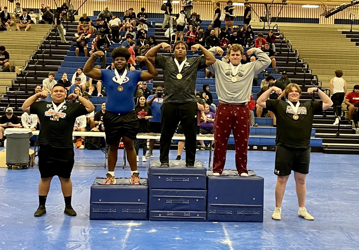 ConroePower's tweet image. Jacob Pitzer finishes 2nd in the 308lb wt. class and breaks the previous Regional total record by 50lbs! (State qualifier) #SicEmTigers