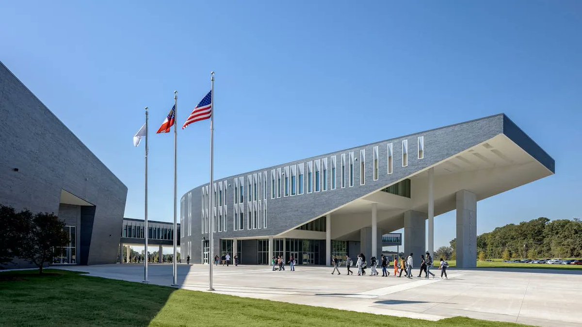 archinect's tweet photo. Morrow High School by Perkins&amp;Will #ArchinectProjects 📸 Jonathan Hillyer &amp; John Stinson 

Project details at https://t.co/2qctTaZpVL https://t.co/ZQoV72Kk8T