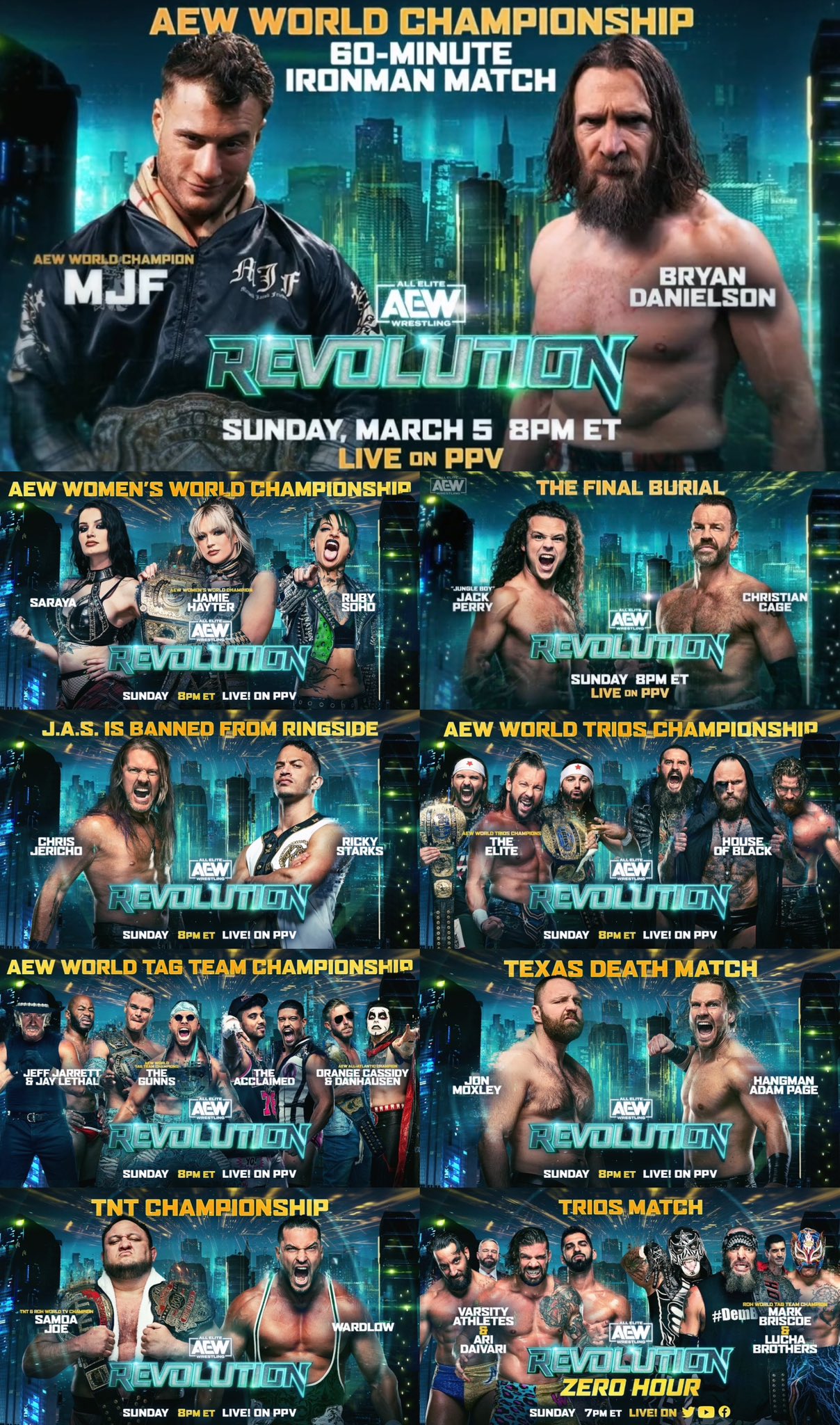 Official AEW Revolution 2023 Thread Freakin' Awesome Network Forums