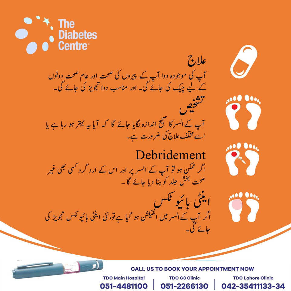 tdcpak's tweet photo. ذیابیطس میں پاؤں کے السر کو سمجھیے
ذیابیطس میں پاؤں کا السر کیا ہے؟اسکی کیا وجہ ہے؟
ذیابیطس آپ کے پیروں کو کیسے نقصان پہنچاتی ہے؟
وہ عوامل جو پاؤں کے السر ہونے کا خطرہ بڑھاتے ہیں؟
جاننے کے لیے یہ تھریڈ مکمل پڑھیں۔
#TDCthread
https://t.co/SvvtlEYWVZ https://t.co/kZIoz8FpuS