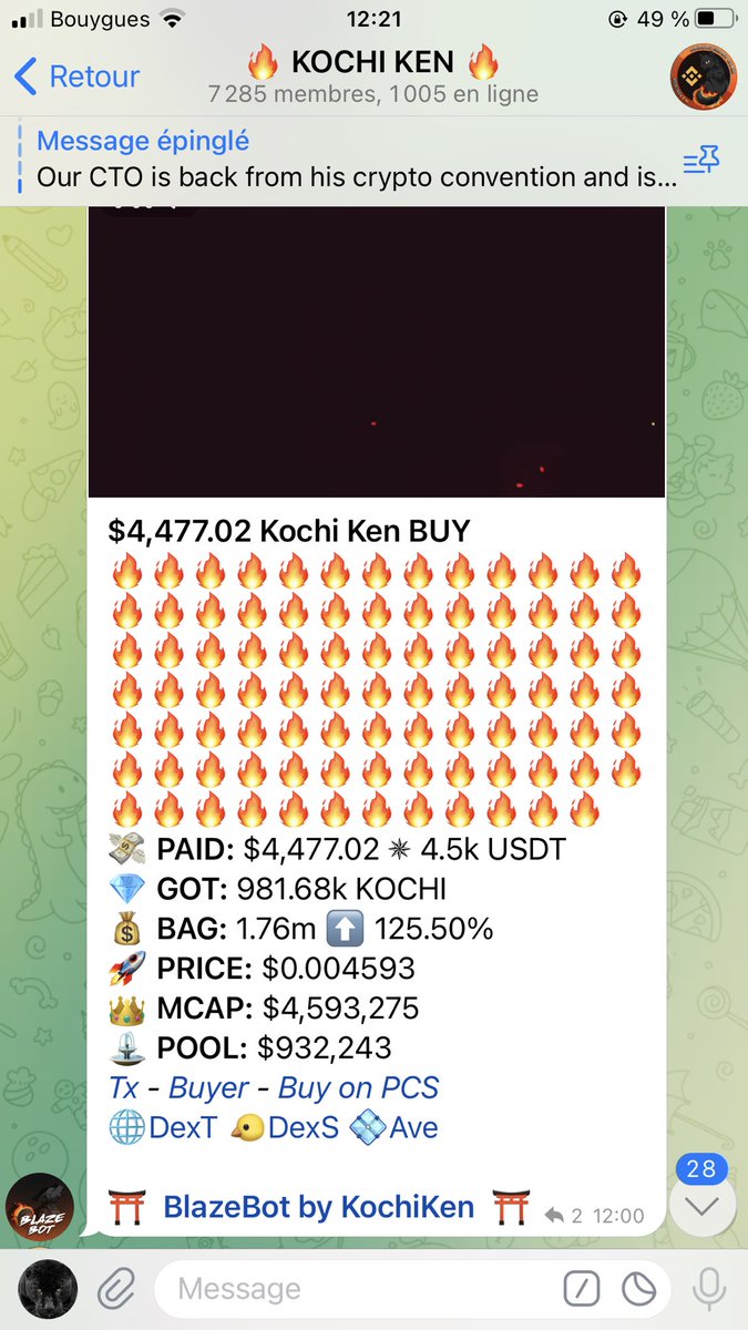 $KOCHI <a href="/KochiKenBSC/">Kochi Ken</a>

The token made 8x the first day of its launch (3 days ago) with an incredible trading volume
The mcap is currently $4.5m
Many were waiting for a good entry point:they have it now!
You will hear about this project
#DYOR !
$BTC $ETH #BNB #Crypto #cryptocurrency