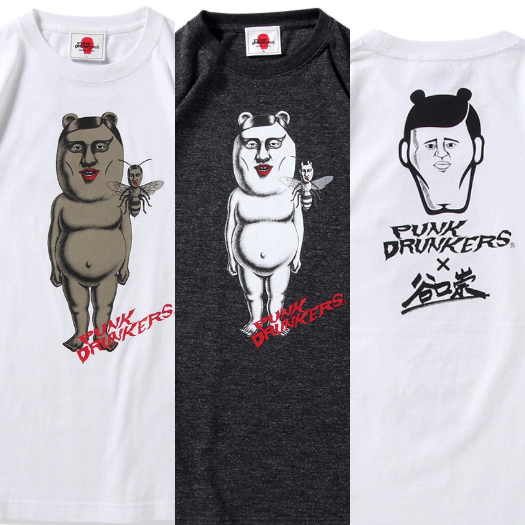 パンクドランカーズ XXL punkdrunkers 谷口崇　Tシャツ　未使用 パンクドランカーズ XXL punkdrunkers 谷口崇 Tシャツ 未使用