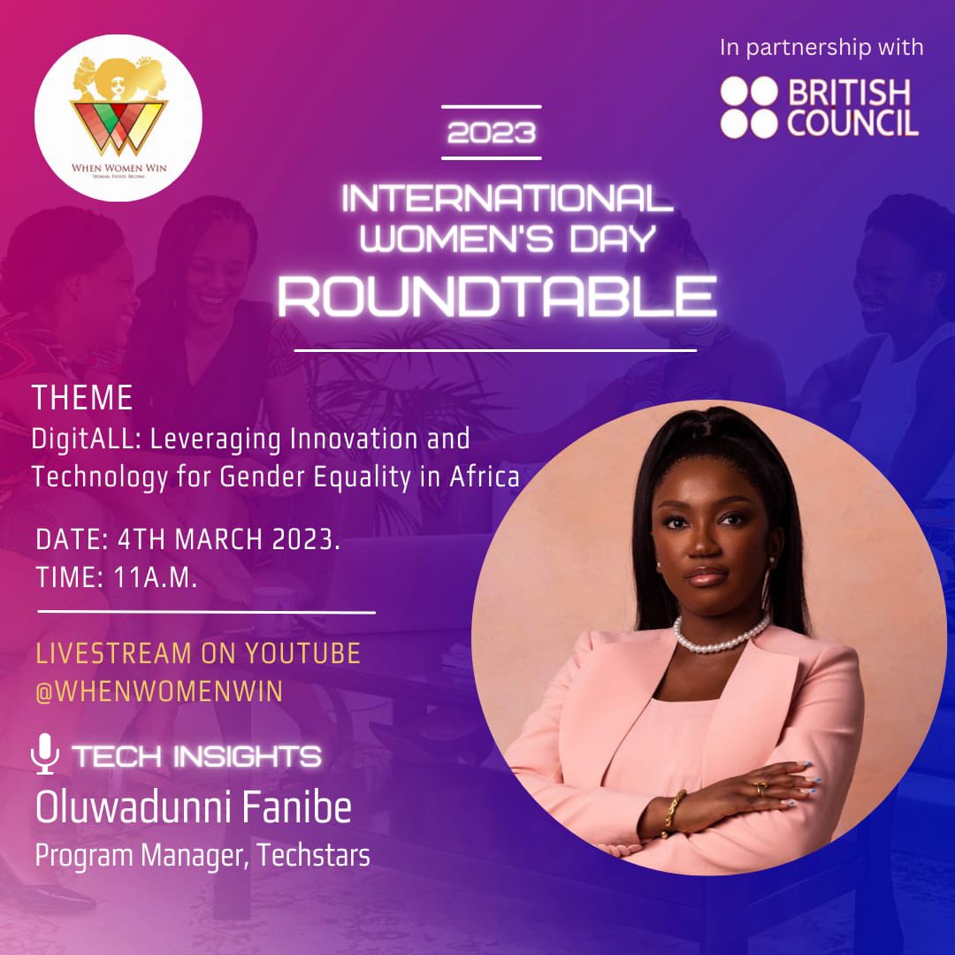 Oluwadunnii's tweet photo. #IWD2023 https://t.co/um1D7CknCj