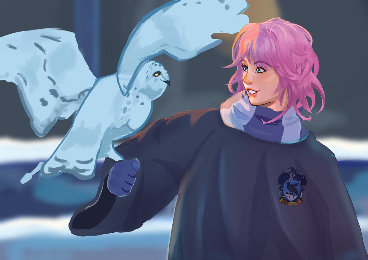 ArtCyanic's tweet photo. It is still not yet done, but here is the progress of my piece "If my WOL was a Hogwarts student" 

#ffxiv #Hogwarts #oc #originalcharacter #HarryPotter #wip #WorkinProgress https://t.co/KiEpd8Hh1G