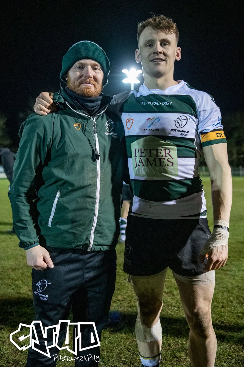 Congrats <a href="/dcwilliams_/">David Williams</a> on your 100th appearance for <a href="/NottinghamRugby/">Nottingham Rugby</a> <a href="/Champrugby/">Champ Rugby</a> special moment for a special player. Honour to coach the best winger in the champ 🏹