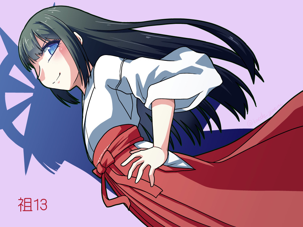 「巫女の日なので巫女ベレト。#巫女の日 」|楓蛙のイラスト