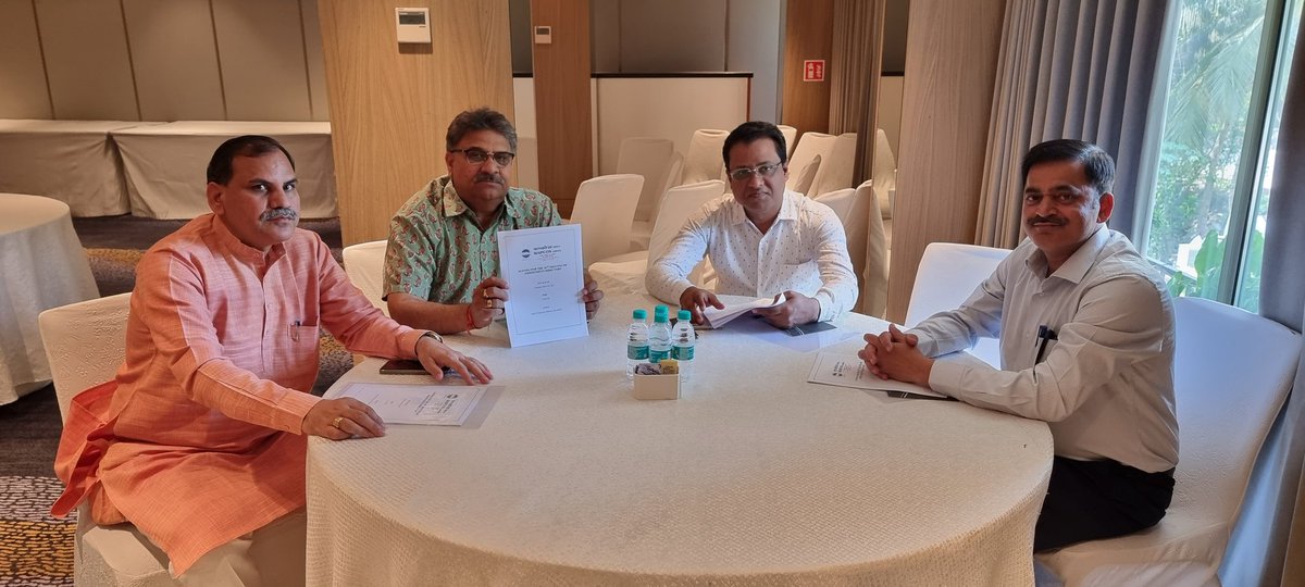 aniltrigunayat's tweet image. At a Directors&apos; conference in #Goa #Wapcos @wapcosofficials