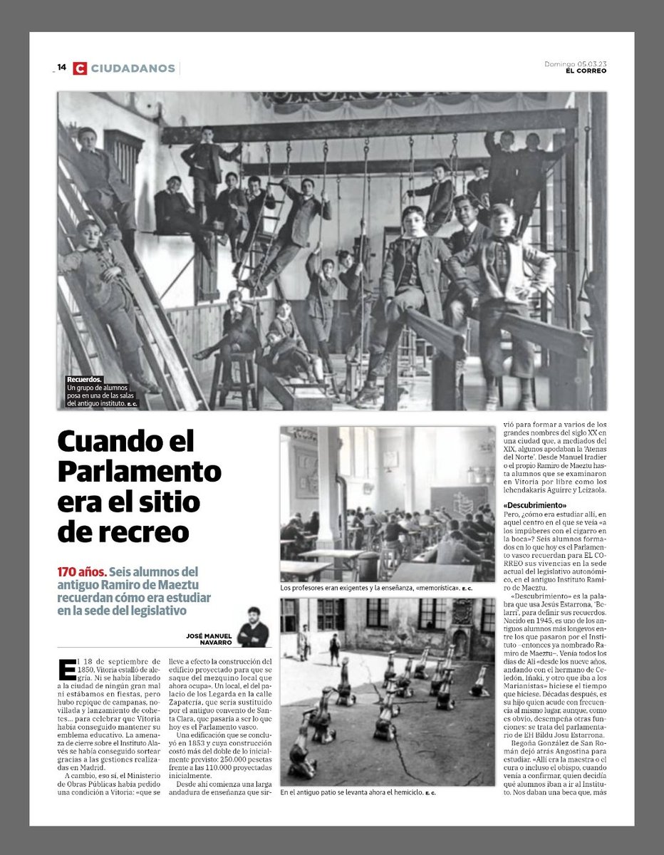 Leyendo a <a href="/jmnavarro__/">José Manuel Navarro</a> en <a href="/elcorreo_alava/">El Correo Álava</a> 📰
#OrgulloDePrimo.