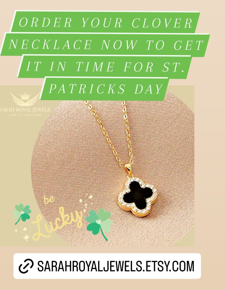 ETSY STORE sarahroyaljewels.etsy.com

#irish #stpatricksday2023 #momlife #momlifebelike #momlifestyle #womenlife #women #womensupportingwomen #womenfashion #womenbusiness  #momfashion #momfashionblogger #mombusiness #mombusinessowner