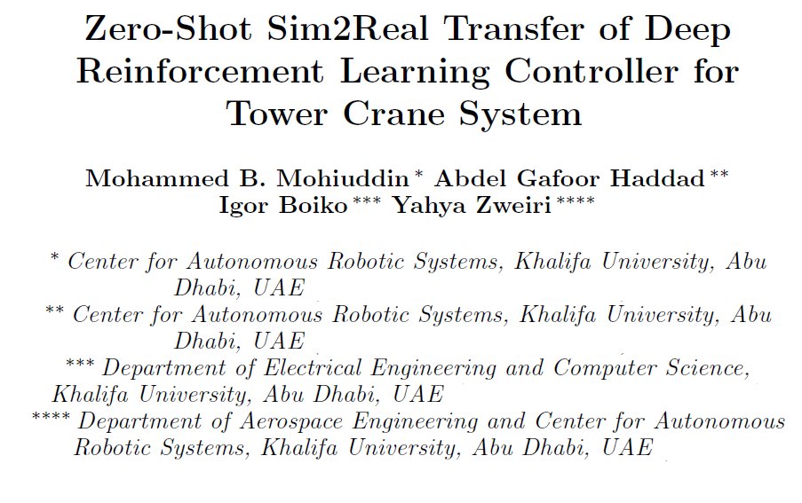 mbasheerm4's tweet image. Thrilled to announce that our research paper has been accepted for presentation at @IFAC2023 ! Looking forward to sharing our findings with fellow experts in the field and gaining new insights. #IFAC2023 #research #controlengineering #reinforcementlearning