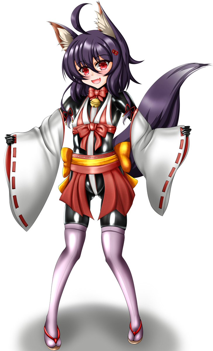 ぴっちりケモミ巫女 