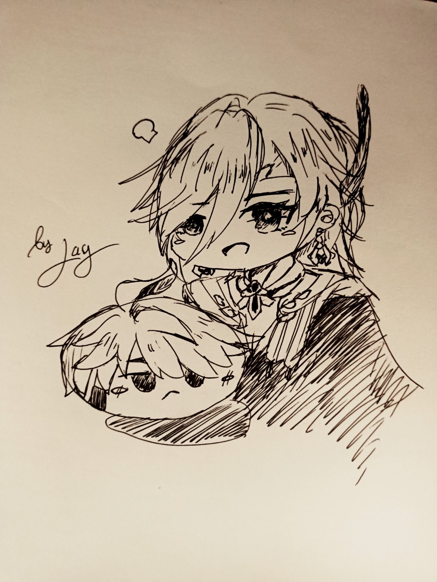 lmbibitorIunae's tweet photo. Look at what my lovely little boyfriend made! Isn't he so talented? @softyohan https://t.co/4shwMTowum