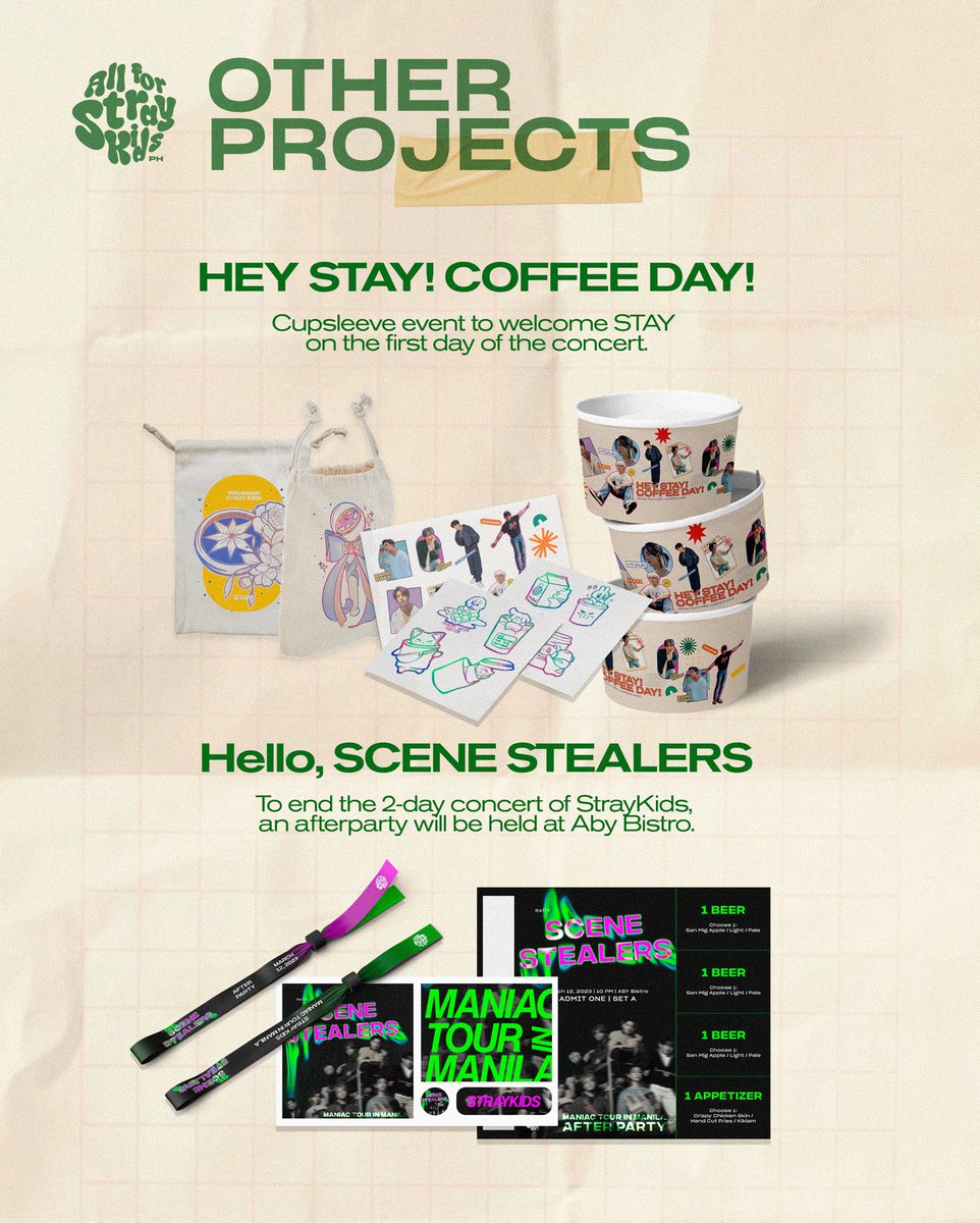 Hi STAYs! 
 
We are pleased to announce that we <a href="/allforskzph/">All For SKZ PH</a>, in collaboration with <a href="/StrayKidsPHL/">Stray Kids PHL 🖤</a>, had the following fan project approved for #MANIACinMANILA: 

#SKZinManila2023