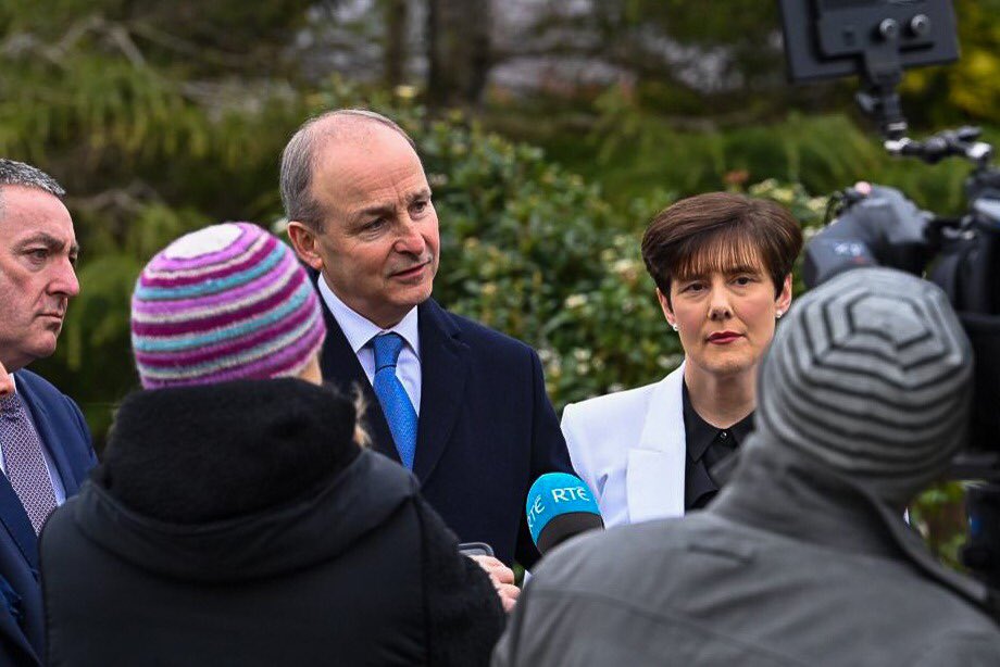 MichealMartinTD's tweet photo. The brutal massacre in Ballyseedy marked one of the lowest points in our national story.

Even after 100 years, what happened here retains the power to shock.

In coming here to remember the events of a century ago, it is with the spirit of understanding and renewal. https://t.co/Q7dVCDopi0