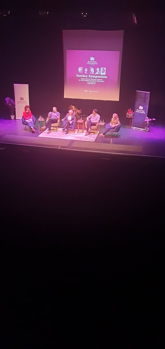 Excellent discussion about climate change @ebcf with @IrishRainforest @harrisongardn Eanna Ní Lamhna & Dr.Olive Heffernan #climate #ClimateCrisis #ClimateAction #Sustainability #planet #agency