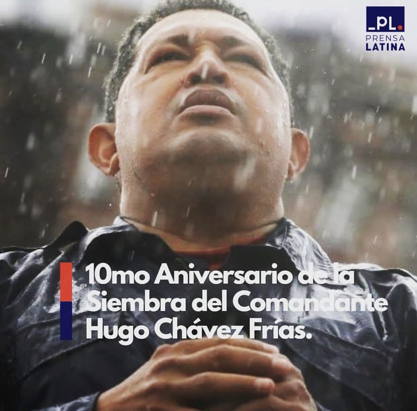 Te amamos. En Venezuela, en Cuba, en España, en el mundo.
En cualquier rincón, hay una persona que te ama.
Comandante Chávez PRESENTE ❤️❤️

#ChávezVive a diez años de su paso a la eternidad.