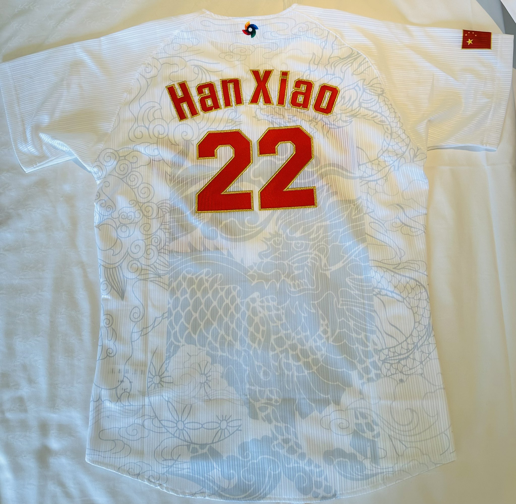 【美品】中国代表モデルユニフォーム　Oサイズ Kemari87 KISHISPO / アディダス サッカー日本代表 2024 ホーム