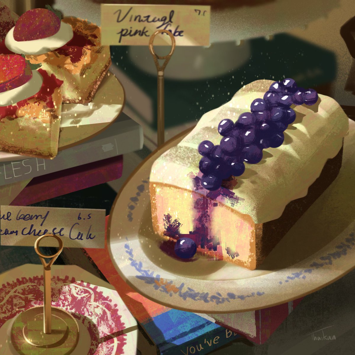 วันนี้วาดขนมแหละ🧁🍓🫐✨