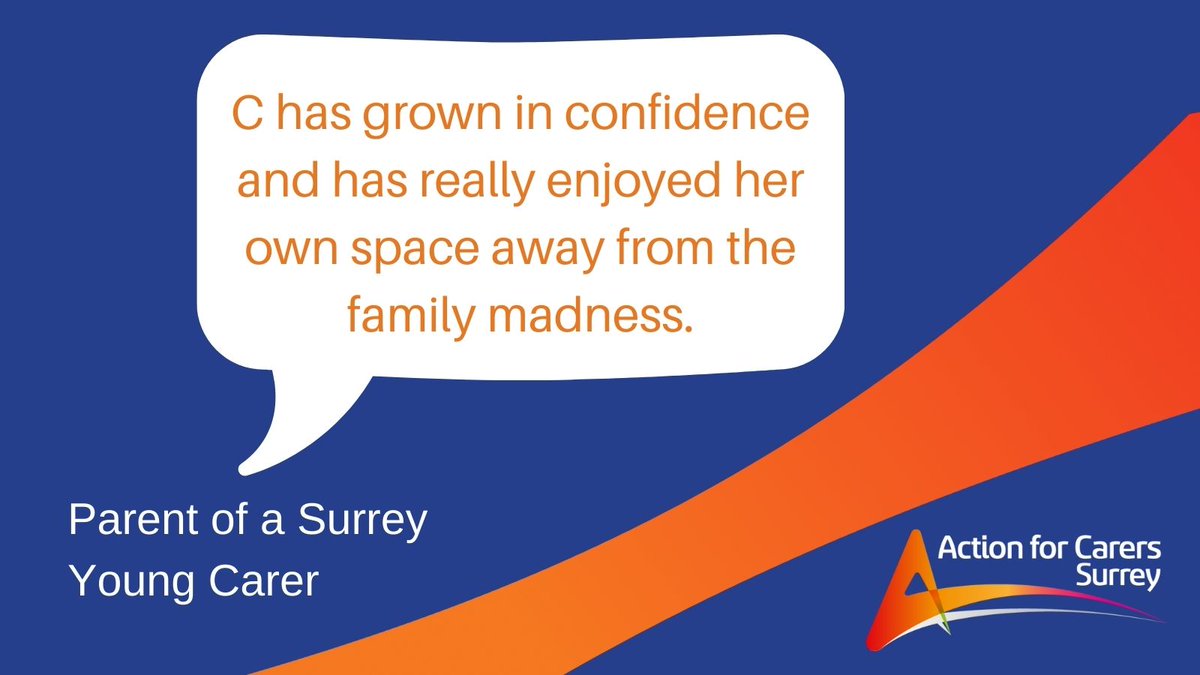 Is there a #YoungCarer in your family? Do they provide help for an ill or disabled family member who couldn't manage without them? 

Caring can be tough on young people, affecting their wellbeing. But we can help. 

Find out more on our website: actionforcarers.org.uk/who-we-help/yo…