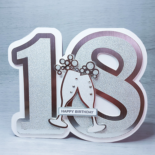 papermilldirect's tweet photo. When you turn 18, you can legally do all the things you've sneakily been doing since you were 15! 
With her electronic cutting machine, Alison created this gorgeous card using our Silver Non-shed Glitter, Silver Mirror, and Ice White Sirio Pearl card. 
📷 = DT member Alison https://t.co/yp24LrJmcV