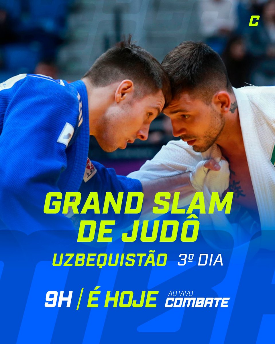 combate's tweet photo. Hoje tem mais Judô no Combate! O último dia das finais do Grand Slam do Uzbequistão! 🥋

🗓️ Fique ligado: É HOJE, às 9h, tem Grand Slam de Judô Uzbequistão (3º dia) ao vivo na minha tela! Assine já e garanta seu lugar! (link na bio)

#JudoNoCombate https://t.co/hmJx6huivj