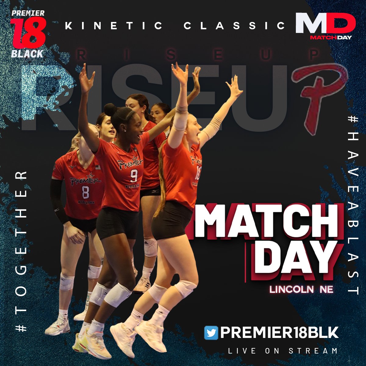 MATCH DAY KINETIC CLASSIC - LETS GOOOO - Proud n Loud 4U @Premier18BLK <a href="/Premier_VB/">Premier Nebraska VB</a> 
<a href="/Cait_McCormack/">Caitlin McCormack</a> <a href="/skylarwalters5/">skylarwalters</a> <a href="/Ali_Butler13/">Ali Butler</a> <a href="/GreenAzaria/">Azaria Green</a> <a href="/shealie_wiebers/">shealie wiebers</a>
<a href="/AvaGreene04/">AvaGreene</a> <a href="/quinngrovess/">Quinn Groves</a> <a href="/myalempp21/">myalempp</a> <a href="/avanosdall/">Ainsley Vanosdall</a> <a href="/LilySnodgrass7/">Lily Snodgrass</a> #RISEUP #TOGETHER #HAVEABLAST