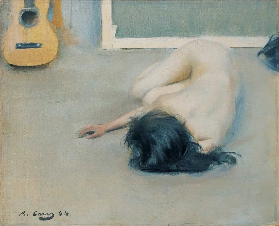 xpagescorella's tweet photo. Es pot pintar alguna cosa més bonica? 😍
Ramon Casas, Nu amb guitarra (el podeu veure al Museu #CauFerrat de #Sitges).
@MuseusDeSitges https://t.co/igvhkIGzPF