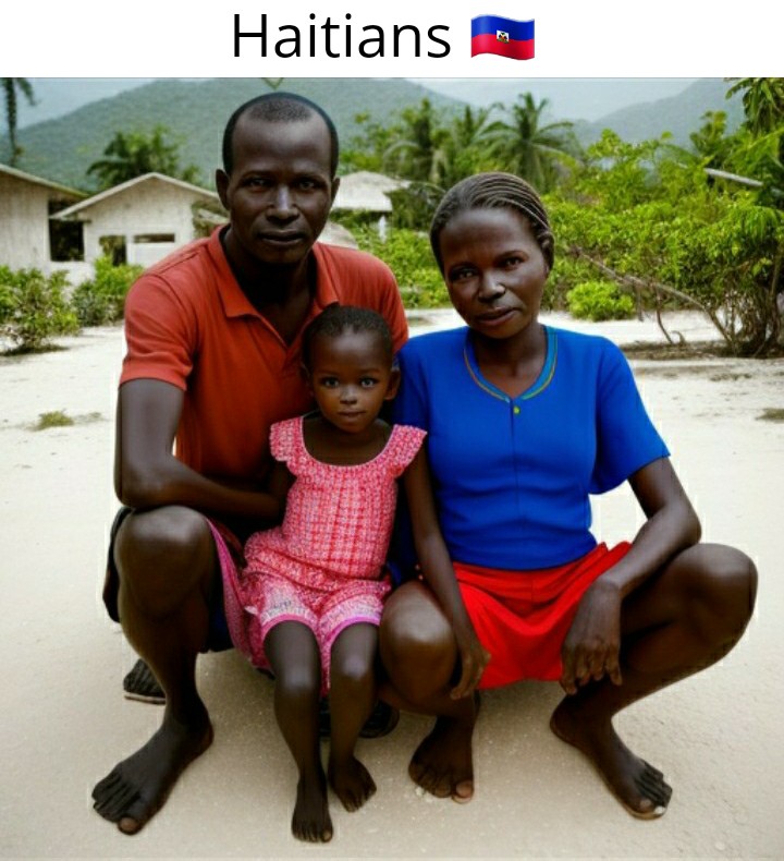 HispanistaRD's tweet photo. La Inteligencia Artificial crea imágenes de Dominicanos y Haitianos. Para los que todavía tienen dudas de que somos 2 etnias distintas. https://t.co/ieiJP54OYQ