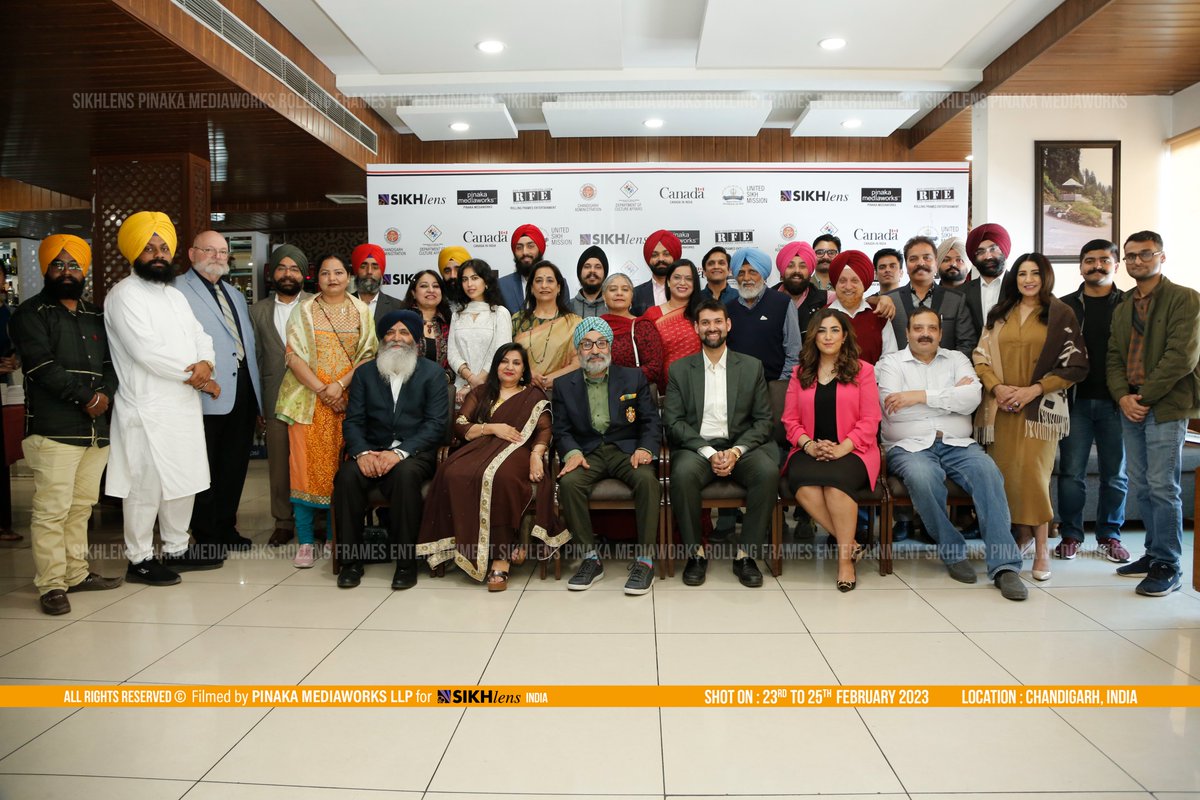 Ojaswwee's tweet photo. The Press Conference of #SikhlensINDIA2023 in Chandigarh
..
..
#Chandigarh #Sikhlens #PinakaMediaworks #RFETV #RollingFramesEntertainment #Films #Art #Culture #Symposium #Dialogue #BookLaunch #RedCarpet #Filmmaking #Filmscreening #Ojaswwee https://t.co/Ofem2Kkj7t