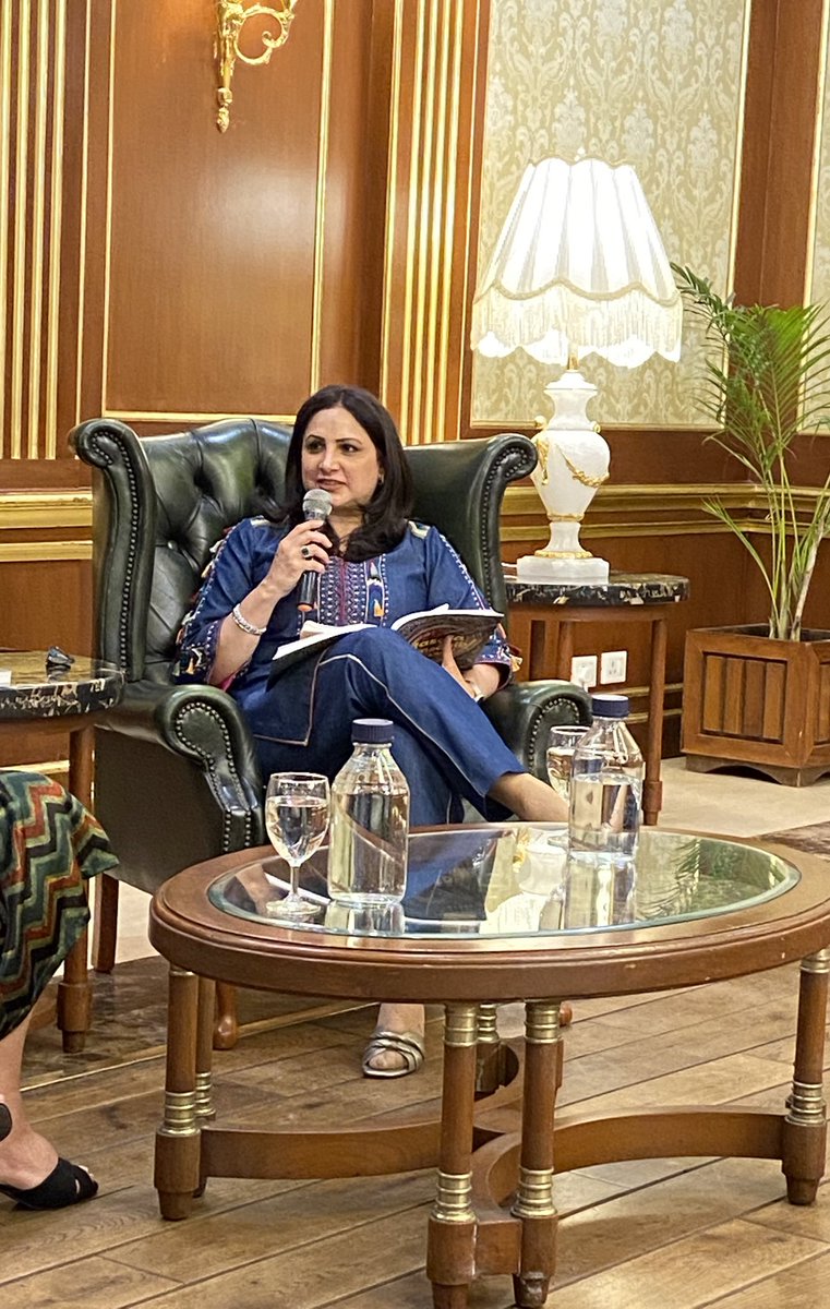 The Write Circle in Jalandhar with celebrated food writer, columnist, and restaurant consultant @KarenAnand who is in conversation with Simran Paintal, Ehsaas woman of Jalandhar. Welcome note by Ruhi Walia Syal, Ehsaas woman of Jalandhar.