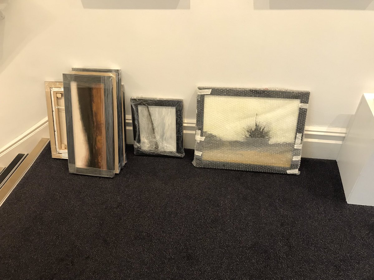daiwillart's tweet photo. Paintings delivered to @albanygallery ready for opening night next Friday #exhibition #paintings #gallery #landscapes #welshart #needavan https://t.co/brRC0Fuvdk