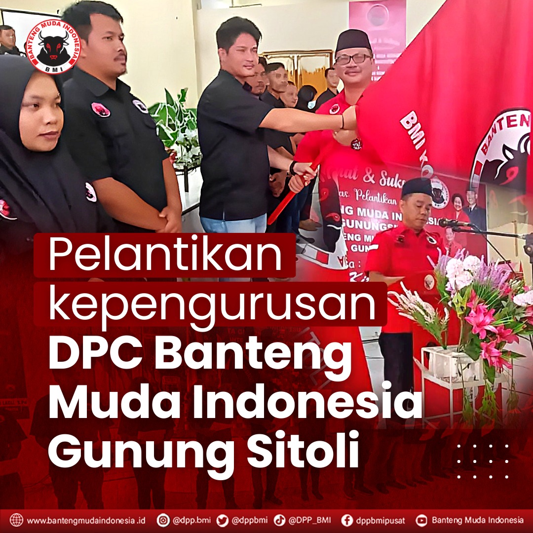 DPPBMI's tweet photo. Ketua Dewan Pimpinan Daerah BMI Sumatera Utara Franky Partogi Wijaya Sirait lantik PAC BMI Sekecamatan Gunungsitoli Periode 2022-2024 p. Kegiatan pelantikan tersebut berlangsung di Gedung De’ Pakar &amp; Resto Jl. W.R Supratman Kelurahan Pasar Kota Gunungsitoli, Jumat 03 Maret 2023. https://t.co/lWehQCQGt0