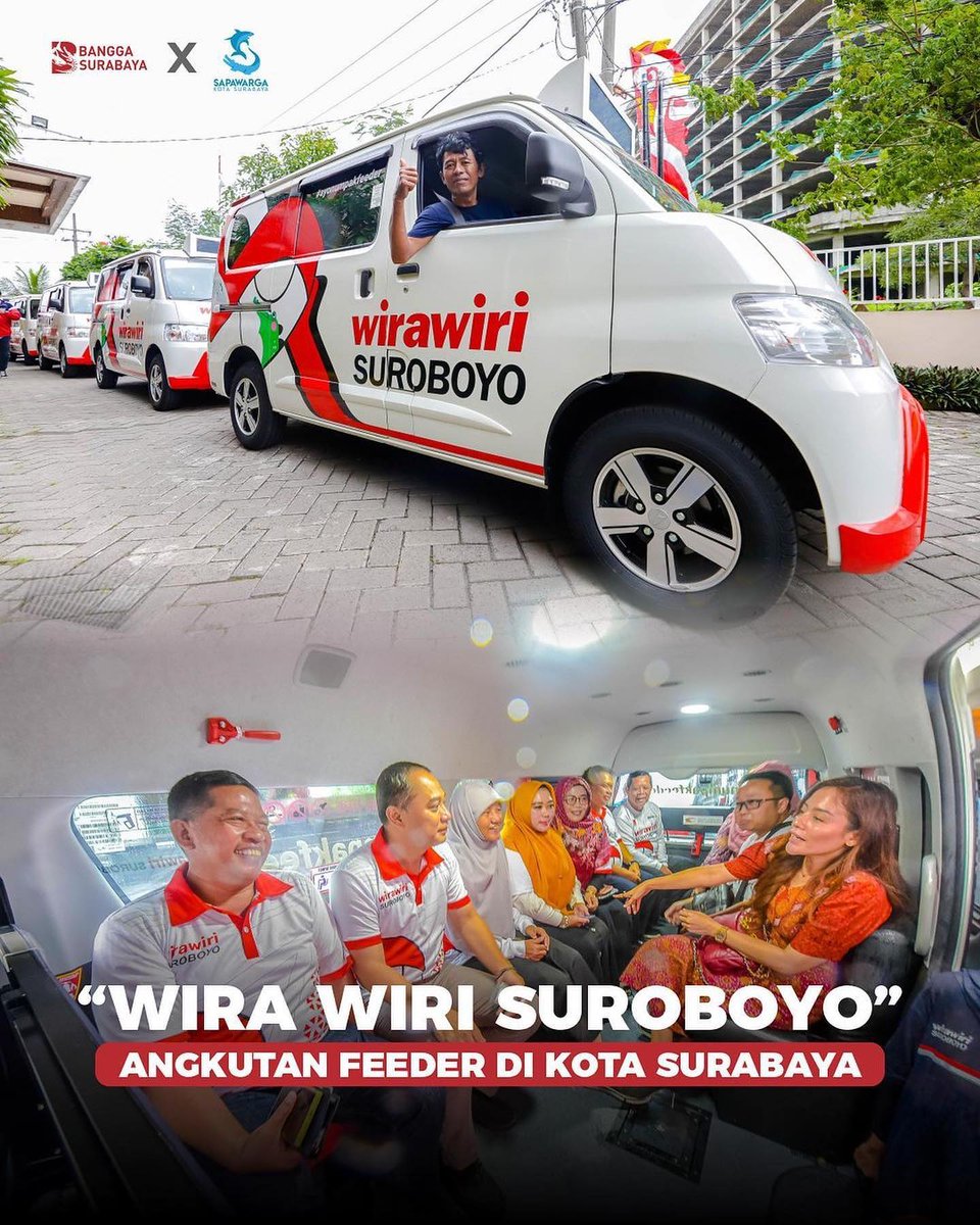 sparklingSBY's tweet photo. Selamat malam Rek!
Sudah beberapa hari ini Transportasi Umum baru Wirawiri Suroboyo sudah beroperasi di 5 rute di Kota Surabaya. Mana saja rutenya? Cak Min akan bagi di Cuitan berikutnya.

(utas) https://t.co/3A4cfSr2Ww