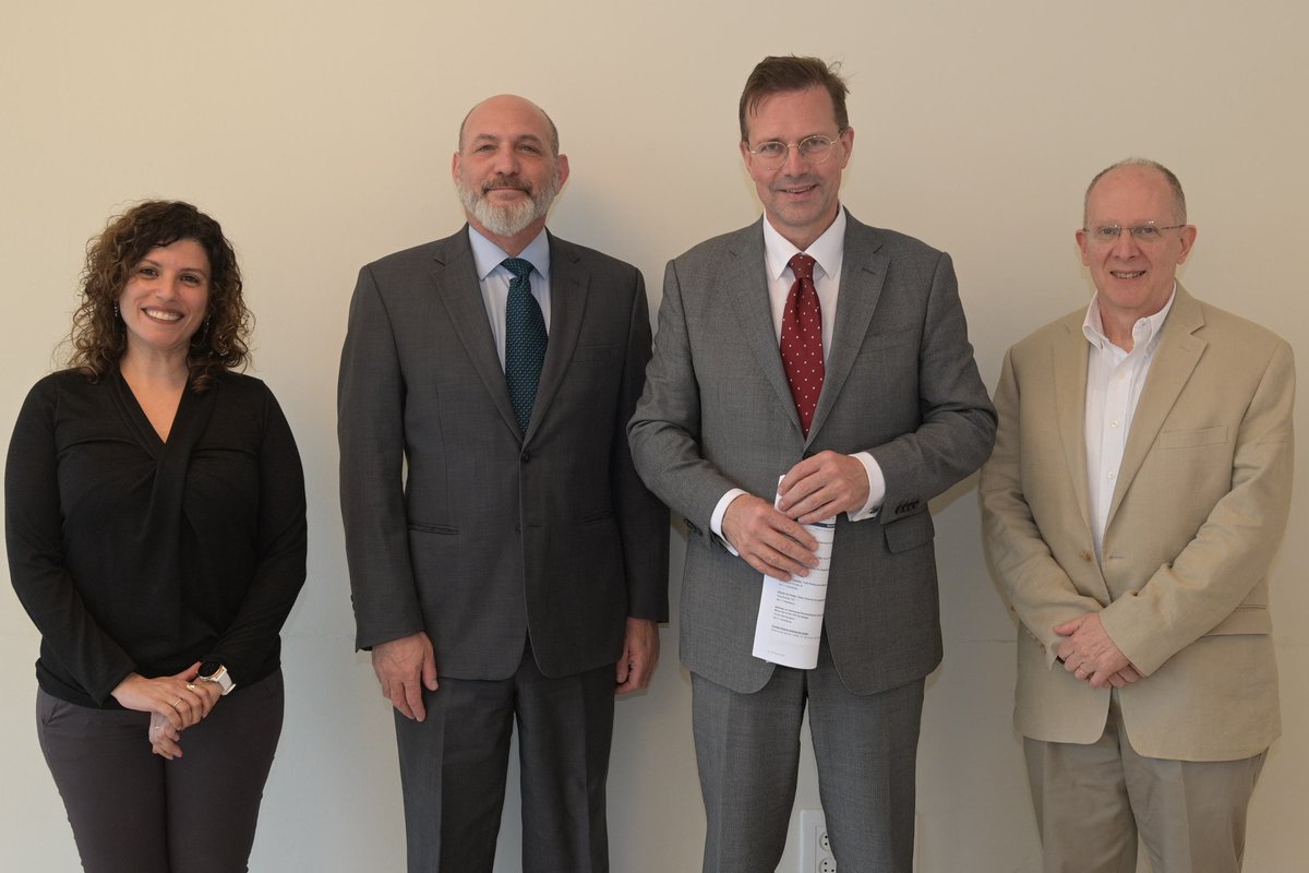 Honored to meet with the Ambassador of Germany to Israel, H.E. Steffen Seibert, at <a href="/HebrewU/">Hebrew University</a>, and discuss with him the work of <a href="/minervahrhuji/">Minerva Center HR</a> in research, education and multi-sector dialogue on human rights, protection of minorities and vulnerable groups, coexistence, &amp; democracy!