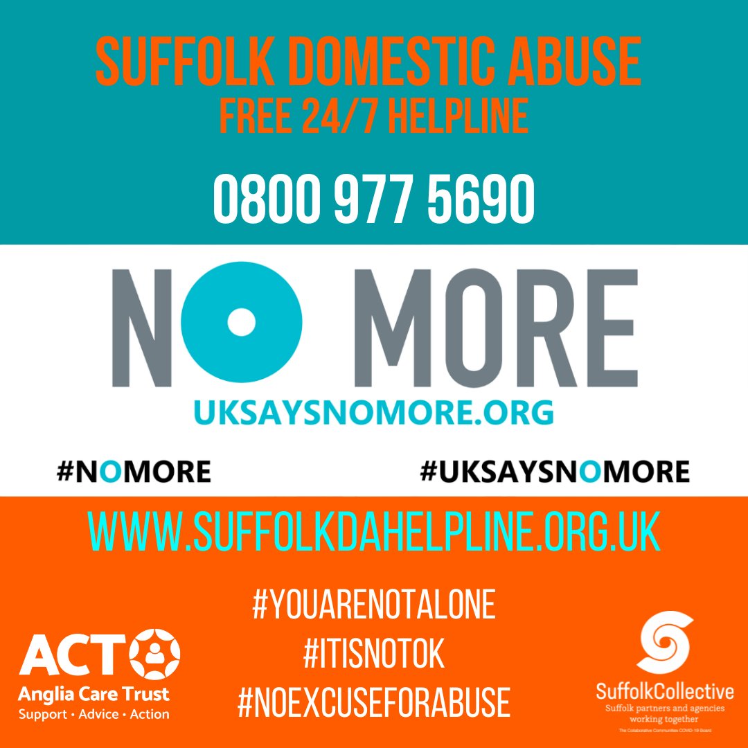 AngliaCareTrust's tweet photo. Now-12/03 we're supporting @UKSAYSNOMORE #nomoreweek's 10th anniversary & their mission to raise awareness and pursue an end to #domesticabuse & #sexualviolence. Abuse is never your fault. Ever. #SDAHelpline is here 24/7: 0800 977 5690 / https://t.co/6LEtNarTzy https://t.co/tBscACpgvx