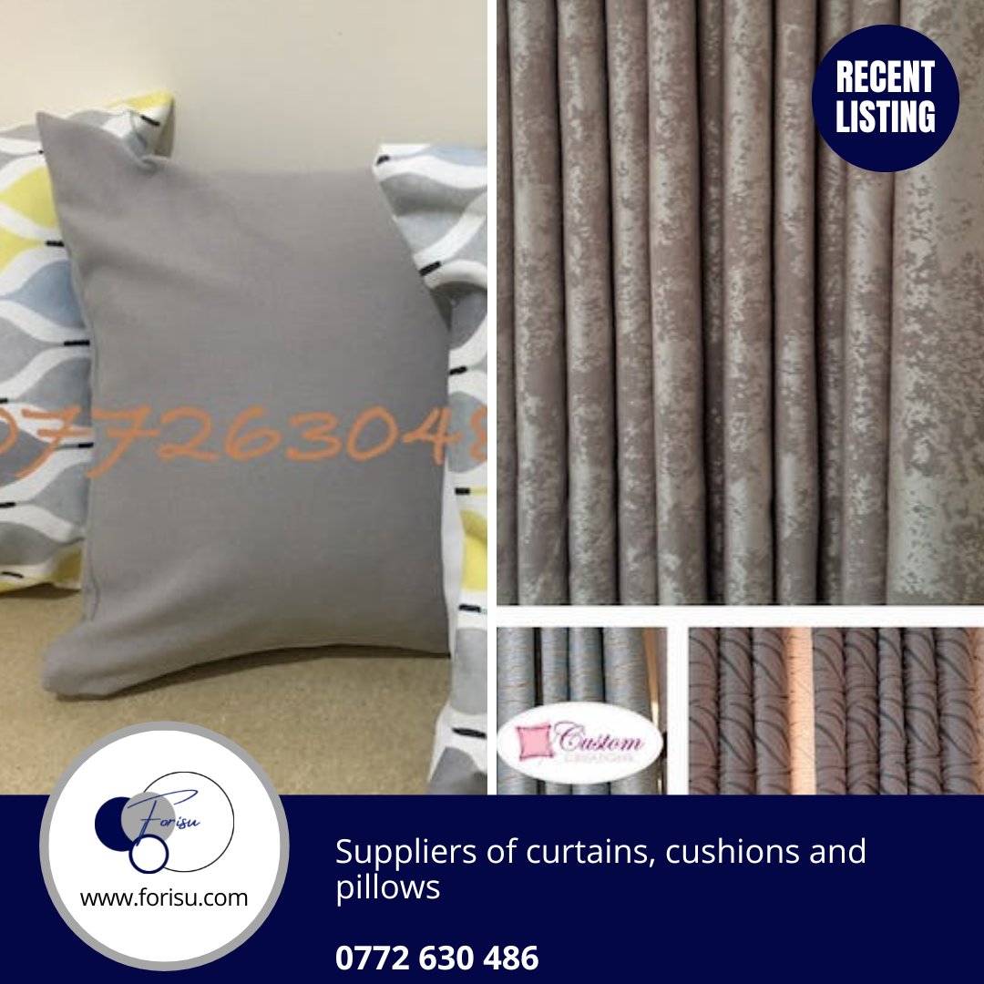 forisu_zim's tweet photo. #Recentlisting
 Get quality curtains, cushion and pillows from Custom Creations: 0772630486

#forisu #zimbabwe #zimbusinesses https://t.co/KzS4qbS7dB