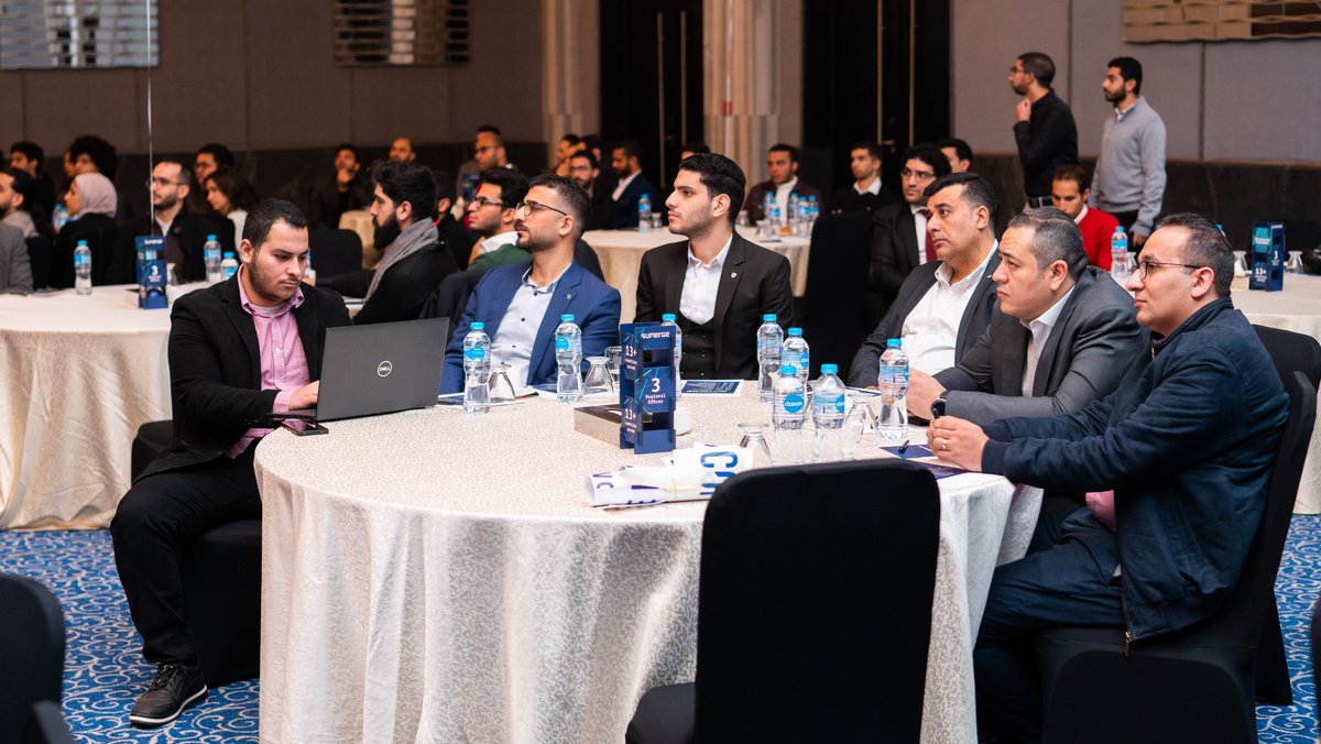 Sumerge's tweet photo. In our #annualmeeting, we witnessed several panel discussions covering diverse topics from Sumerge's growth to Digital Transformation and #AI, in these snippets we look back and see spirit, dedication, passion and assurance for a long and exciting journey with our customers! https://t.co/nYEGZRnZ2c