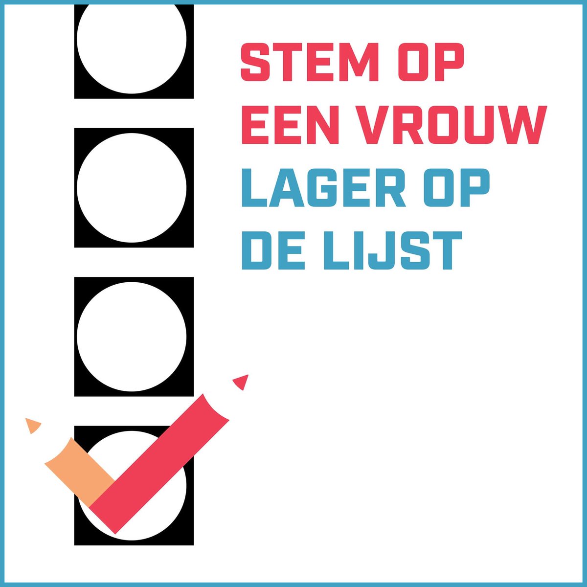 pisanettes's tweet image. #verkiezingen15maart #StemOpEenVrouw:
Reminder: Hoe stem je slim op een vrouw?

Niet de 1e vrouw op de lijst - maar het is een vrouw op de rand van verkiesbaarheid waar je voorkeurstem het verschil maakt. 

@StemopeenVrouw @DevikaAkived